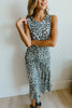 Sage Cheetah Dress