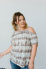 Shania Cold Shoulder Top In Mint
