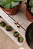 Shape Up Black & Gold Earrings