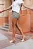 Short But Sweet Olive Shorts