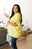 Silky Spots Ruffle Sleeve Blouse In Honey
