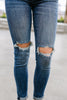 Skinned Knee Skinny Jeans