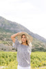 Smocked Antique Floral Blouse