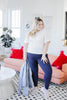 OLD VERSION Soft As Butter Moto Leggings In Navy
