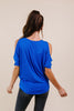 Split The Check Top In Blue