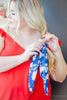 Spring Fling Floral Tying Scrunchie