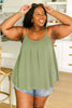 I Said Forever Tank in Olive