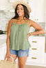 I Said Forever Tank in Olive