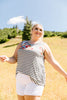 Tank Heavens Floral & Stripes Top