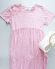Wee Floral Babydoll Dress In Pink