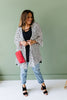 White & Black Spotted Kimono
