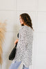 White & Black Spotted Kimono
