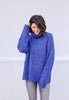 Wintertime Blues Cowl Neck Sweater